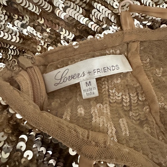 LOVERS+FRIENDS LOYAL EMBELLISHED GOWN - Picture 5 of 7